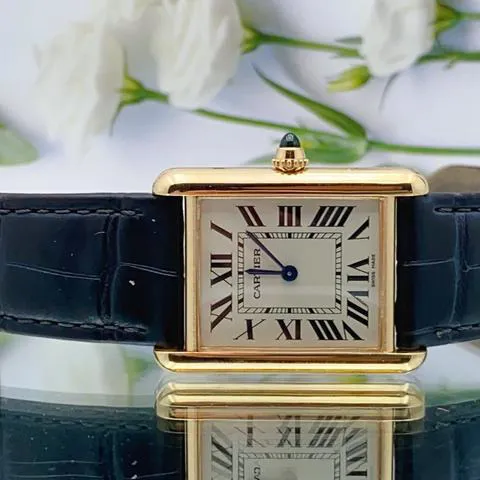 Cartier Tank Louis Cartier WGTA0067 33.5mm Yellow gold Silver 2