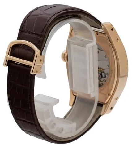 Cartier Tortue W1556234 38mm Rose gold Silver 4