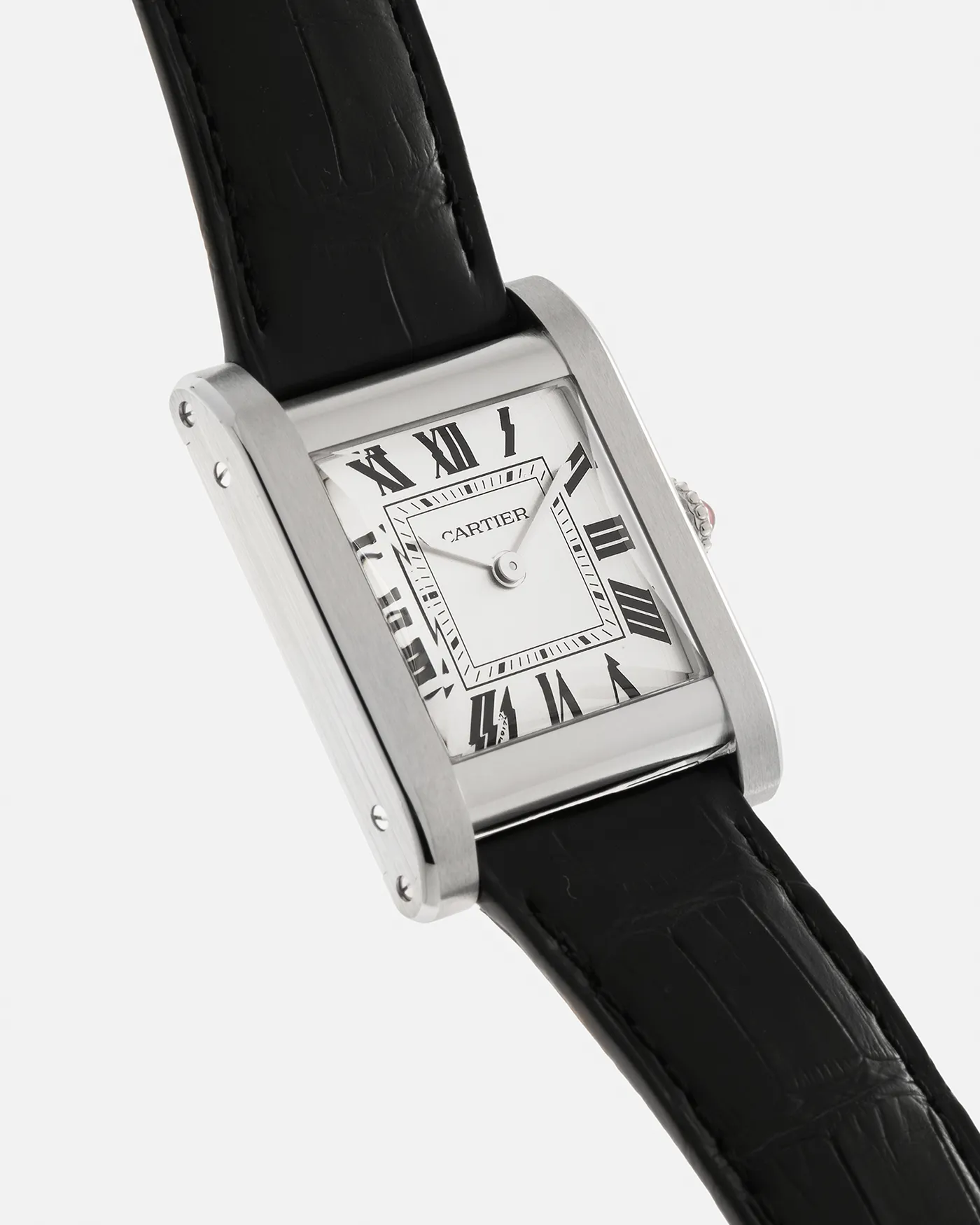 Cartier Privé Tank Normale Limited to 200 Pieces in this Combination CRWGTA0109 32.6mm Platinum Silver 3