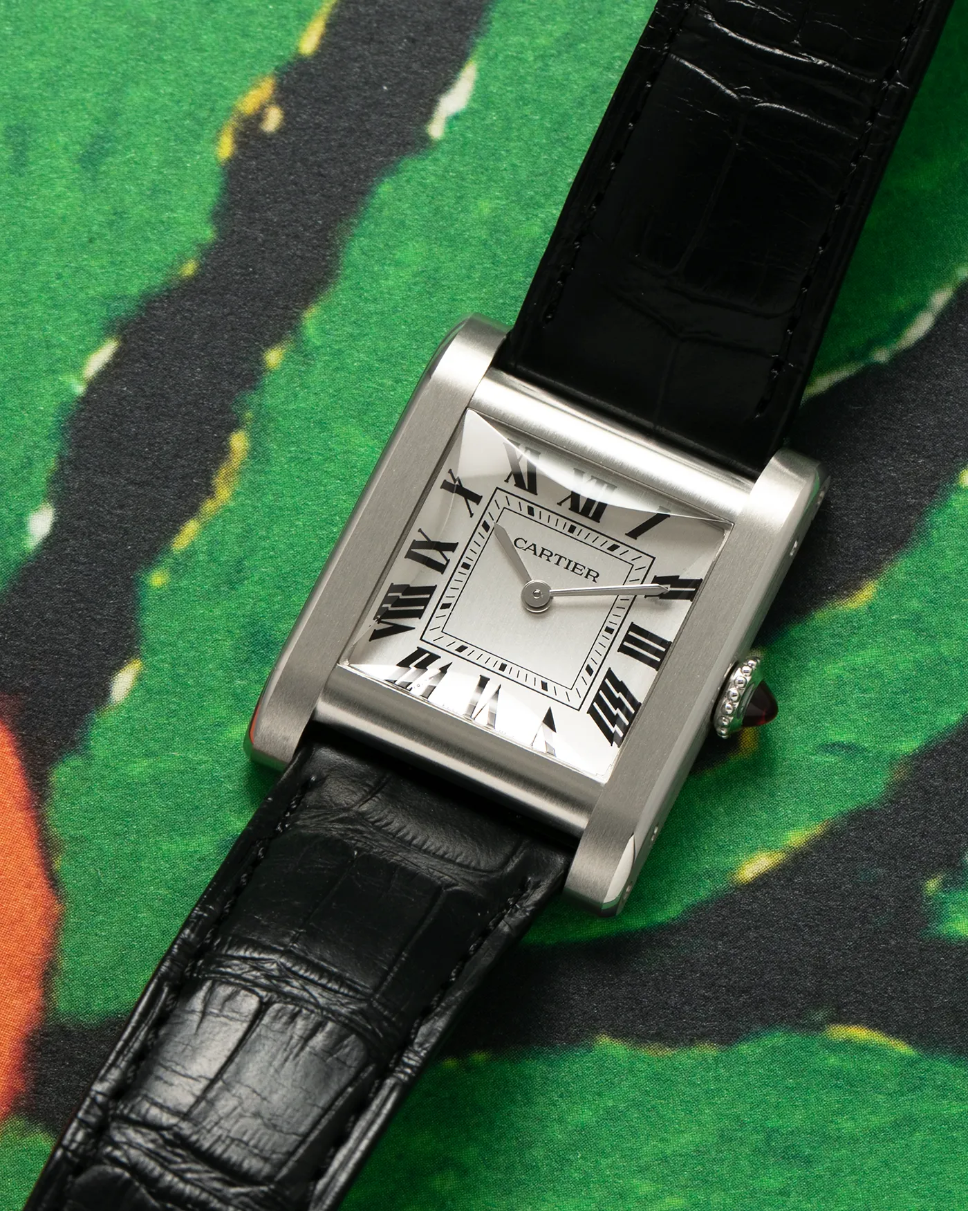 Cartier Privé Tank Normale Limited to 200 Pieces in this Combination CRWGTA0109 32.6mm Platinum Silver 11