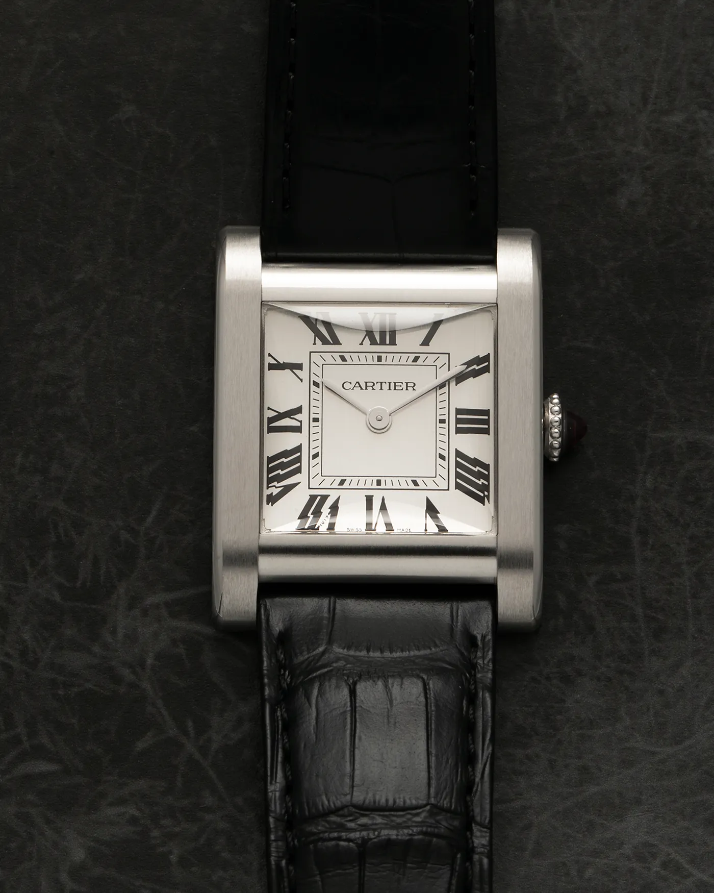 Cartier Privé Tank Normale Limited to 200 Pieces in this Combination CRWGTA0109 32.6mm Platinum Silver 6