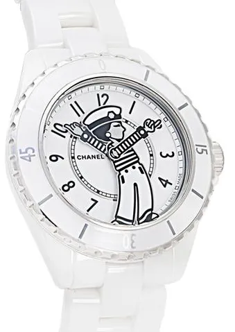 Chanel Mademoiselle H7481 38mm Ceramic White 3