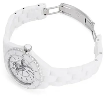 Chanel Mademoiselle H7481 38mm Ceramic White 4