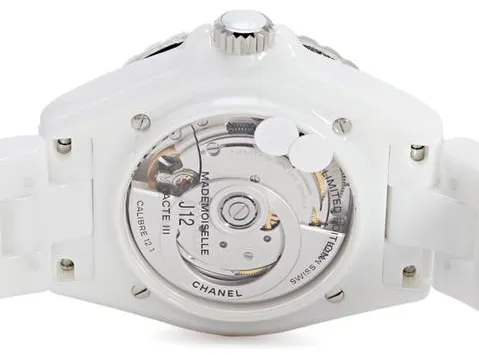 Chanel Mademoiselle H7481 38mm Ceramic White 1