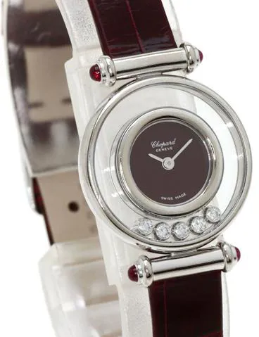 Chopard Happy Diamonds 28.5mm White gold Bordeaux 3