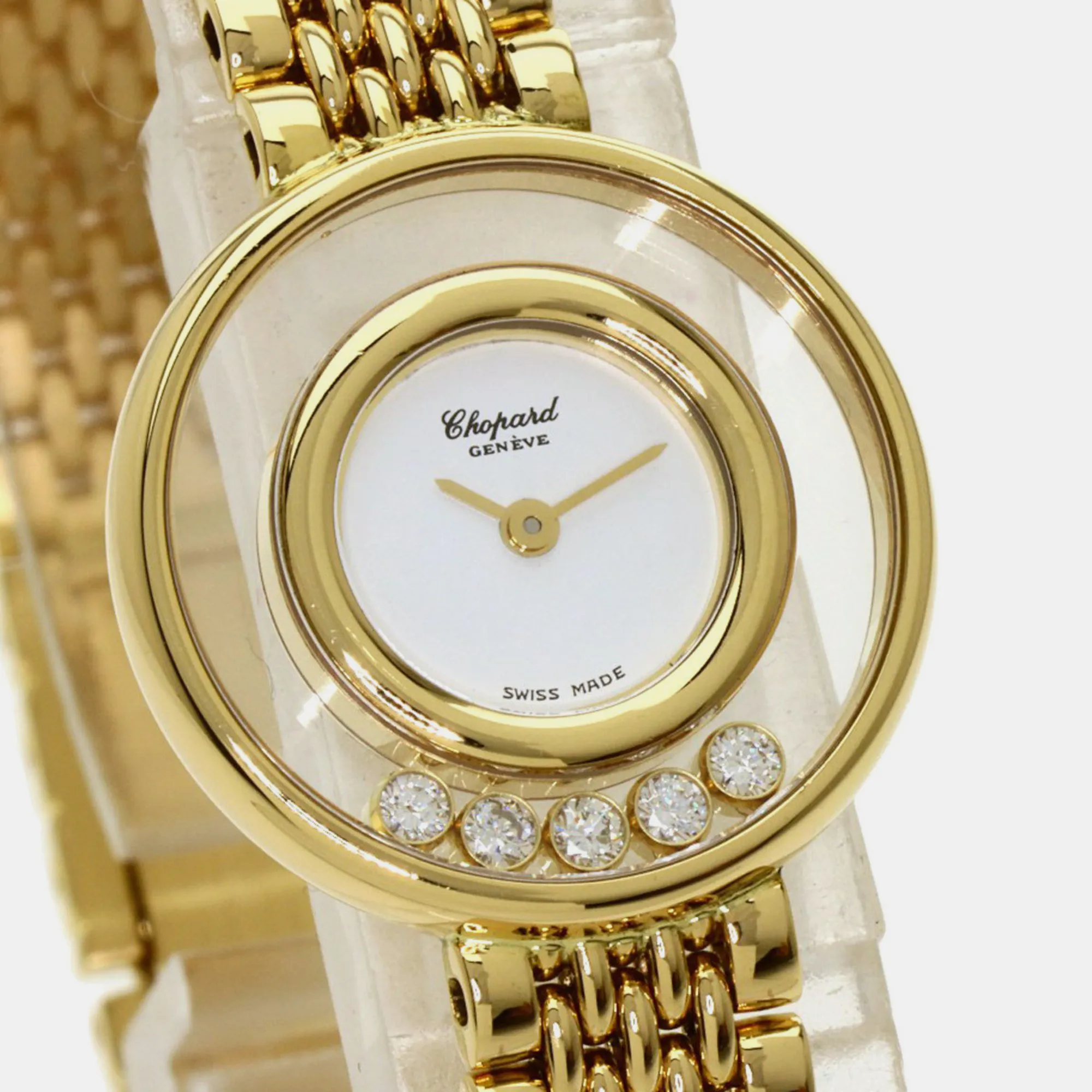 Chopard Happy Diamonds 20/6147 26mm Yellow gold and 18k yellow gold 2