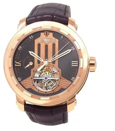 Dewitt Twenty-8-Eight T8.TA.001 46mm Rose gold Brown