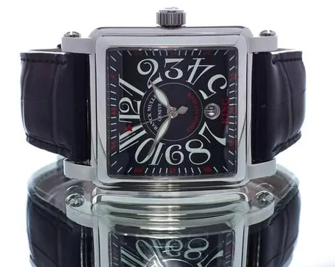 Franck Muller Conquistador Cortez 10000 K SC 45mm Stainless steel Black