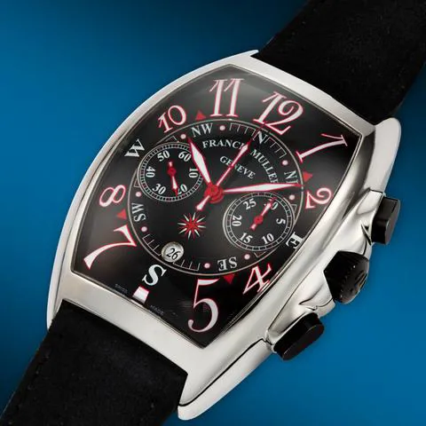 Franck Muller Mariner 9080 CC AT Stainless steel Black