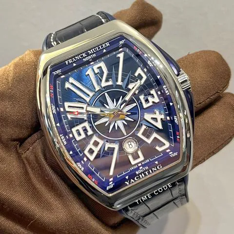 Franck Muller Vanguard V45 SC DT AC BL 53.5mm Stainless steel Blue