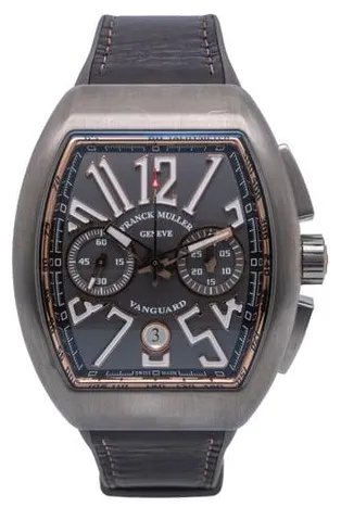 Franck Muller Vanguard V 45 CC DT TT BR 5 N 53.5mm Titanium Black