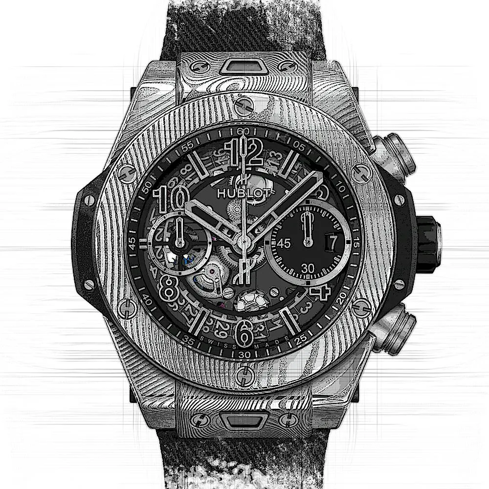 Hublot Big Bang 441.DS.1170.NR.GAS22 42mm Stainless steel Black