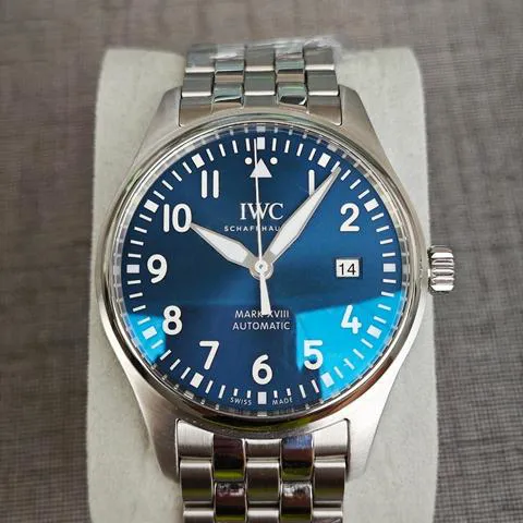 IWC Pilot Mark IW327014 40mm Stainless steel Blue