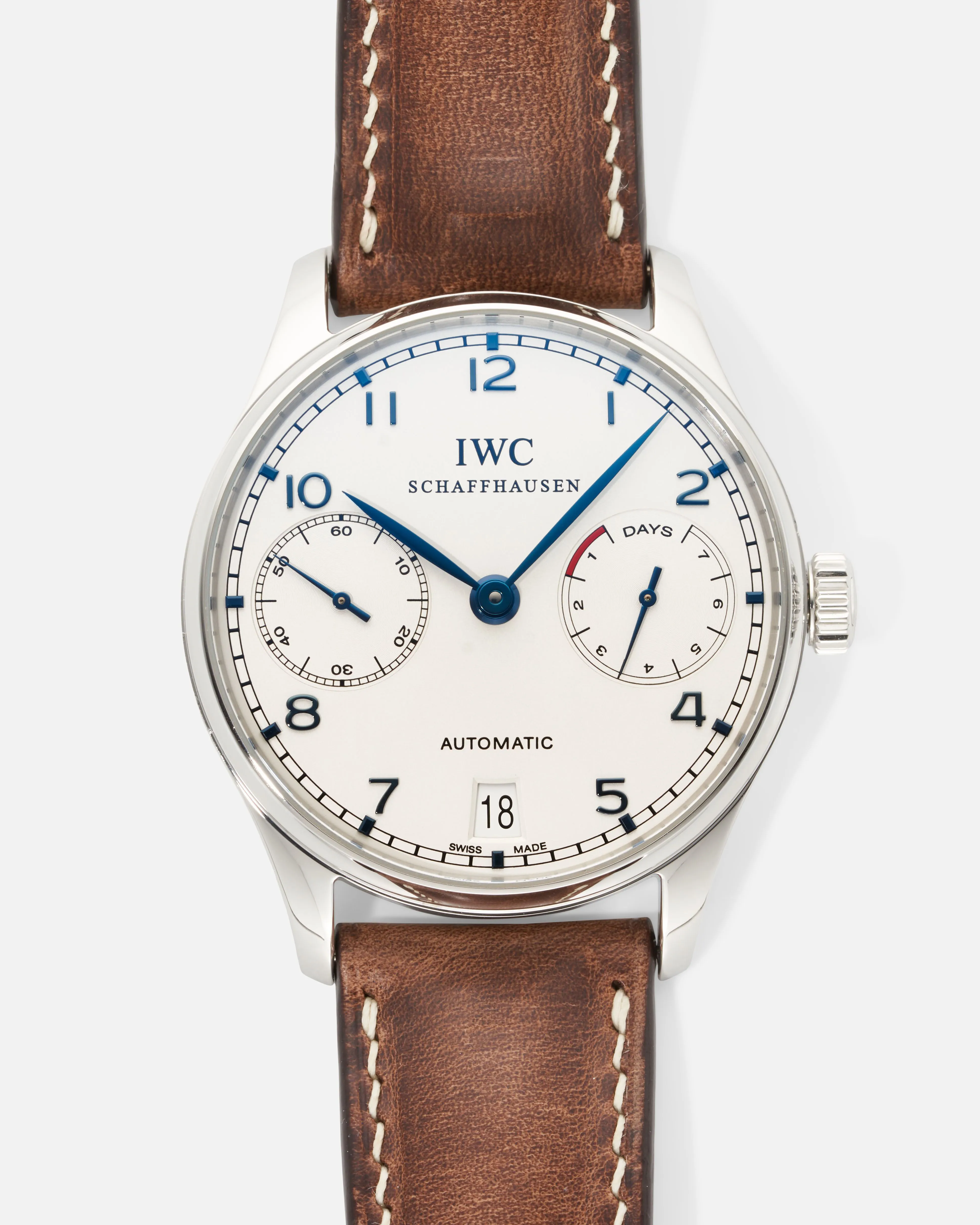 IWC Portugieser IW500107 42mm Stainless steel Silver