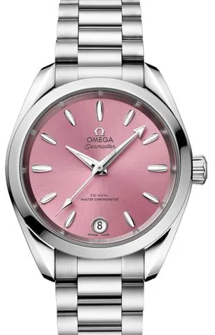 Omega Aqua Terra 220.10.34.20.10.003 34mm Stainless steel Pink 6