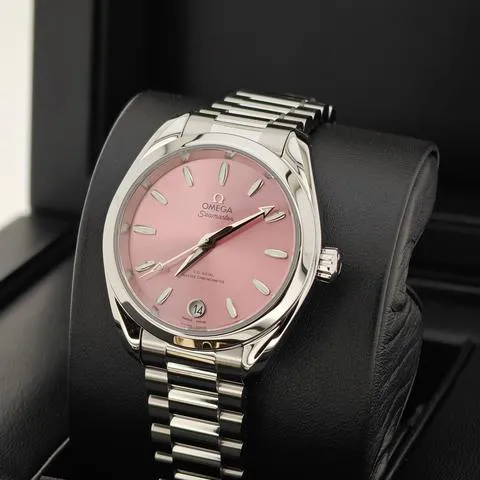 Omega Aqua Terra 220.10.34.20.10.003 34mm Stainless steel Pink 1