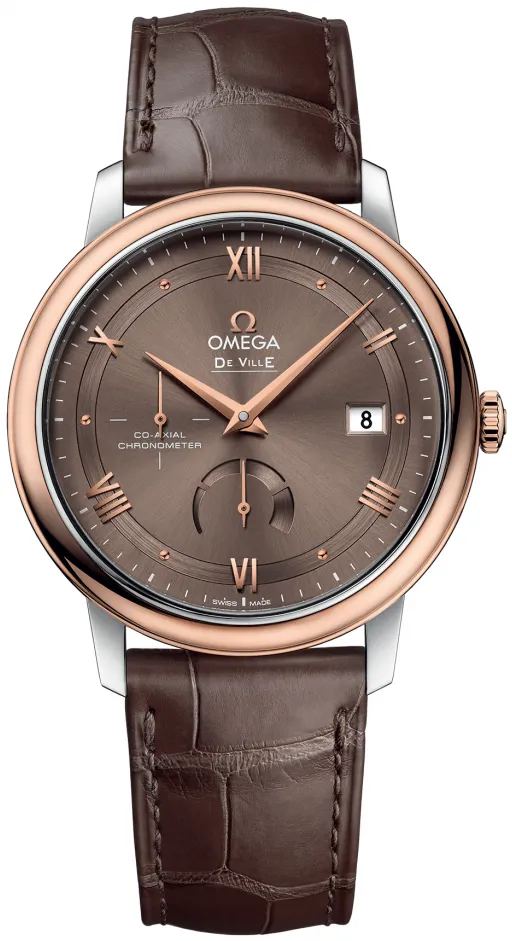 Omega De Ville 424.23.40.21.13.001 39.5mm Stainless steel Brown 1