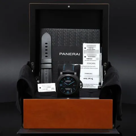 Panerai Luminor GMT Automatic PAM 01661 44mm Carbon fiber Black 12