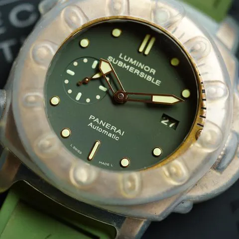 Panerai Luminor Submersible PAM 00382 47mm Bronze Green 4