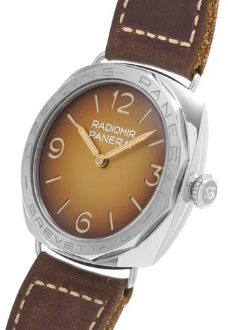 Panerai Radiomir PAM 00687 47mm Stainless steel Brown 1