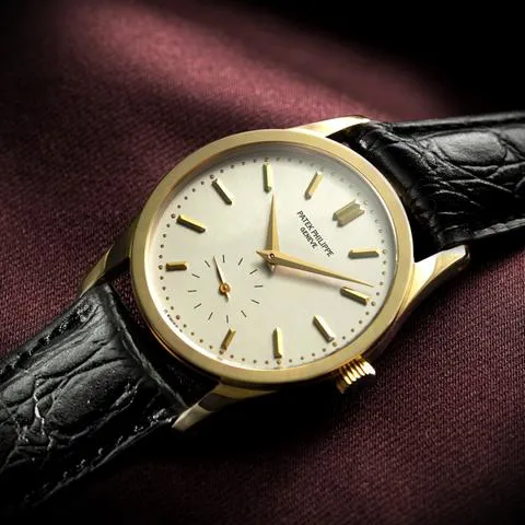 Patek Philippe Calatrava 3796J 30.5mm Yellow gold Silver