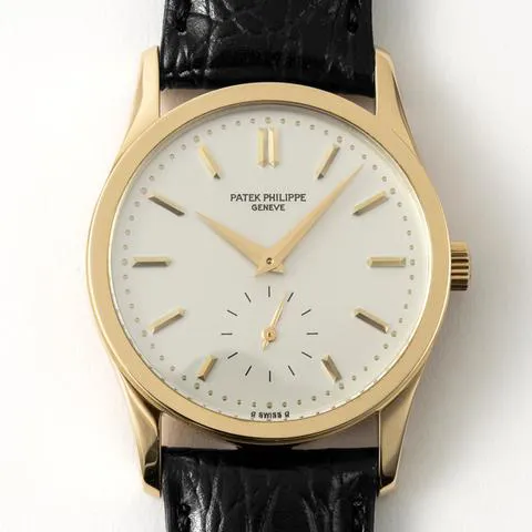 Patek Philippe Calatrava 3796J 30.5mm Yellow gold Silver 3