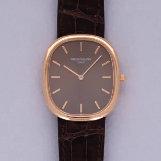 Patek Philippe Golden Ellipse 3738/100R Rose gold Brown