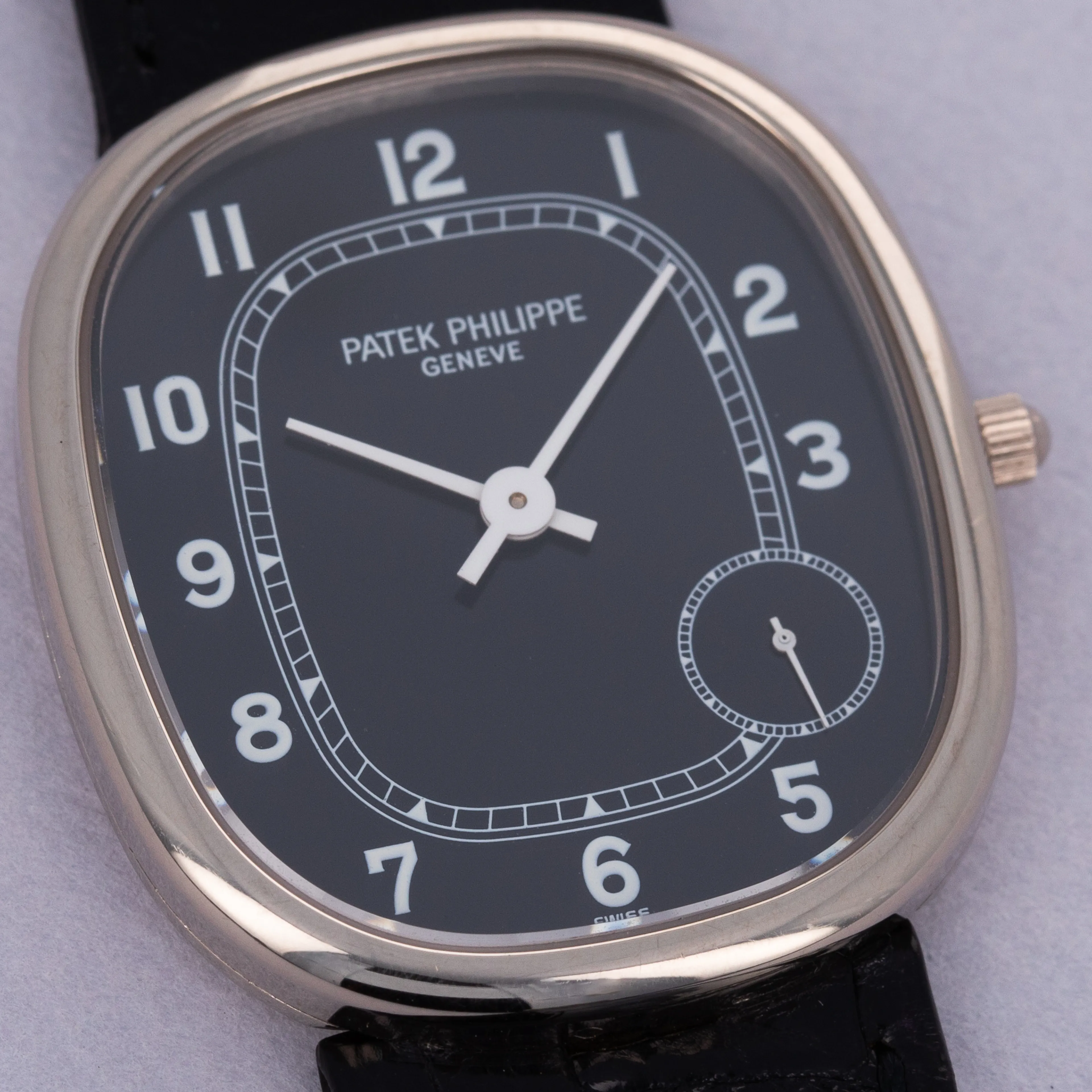 Patek Philippe Golden Ellipse 5028G-001 31mm White gold Black 1