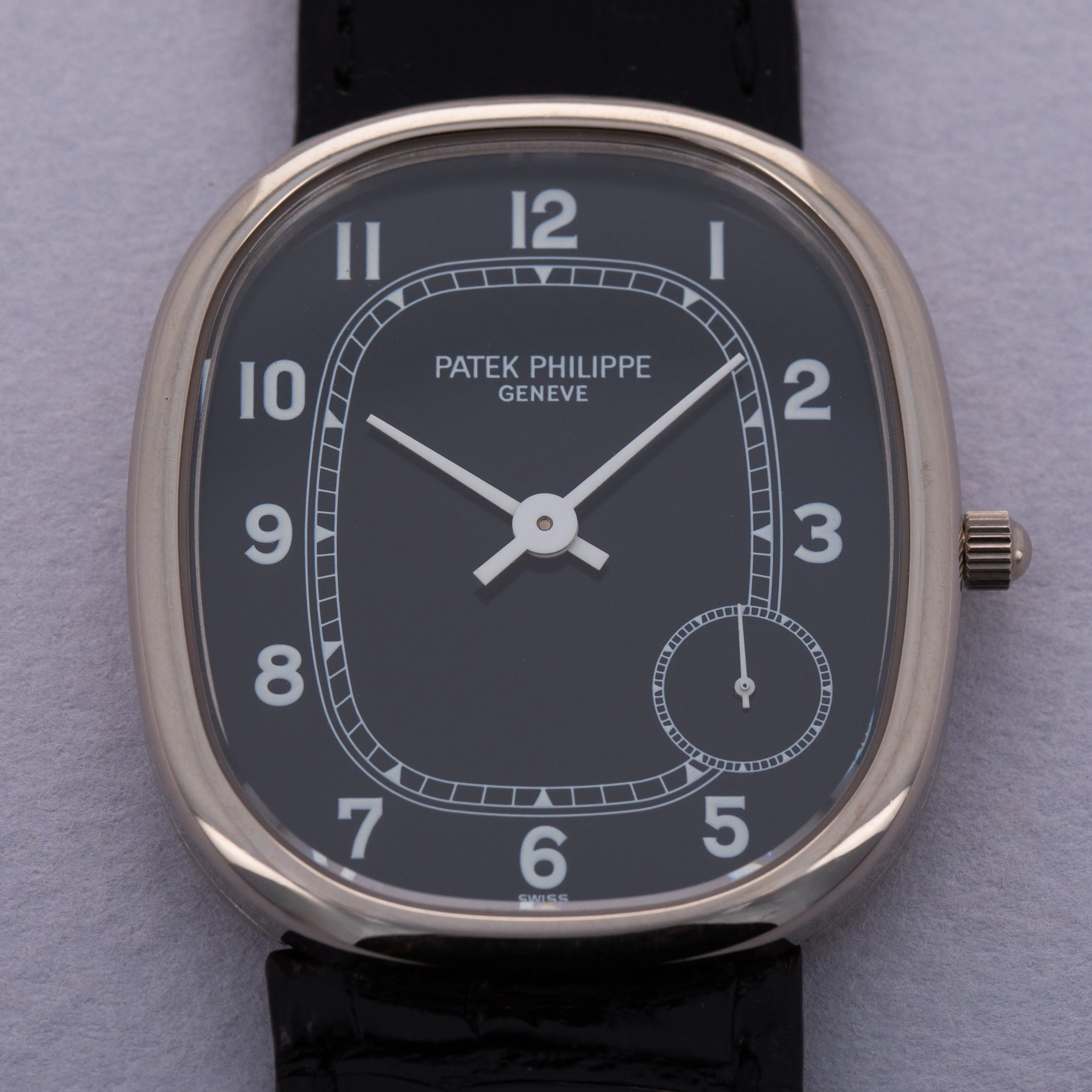 Patek Philippe Golden Ellipse 5028G-001 31mm White gold Black 11