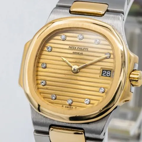 Patek Philippe Nautilus 4700/1 27mm Yellow gold and Stainless steel Champagne 3