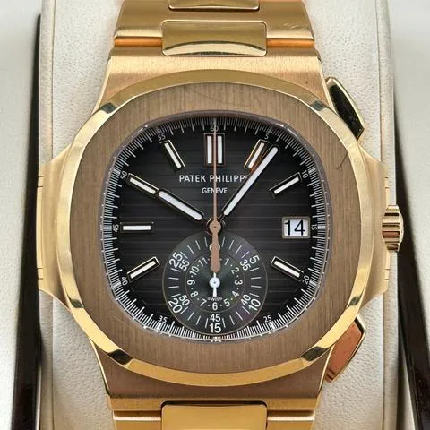 Patek Philippe Nautilus 5980/1R-001 40.5mm Rose gold Black 1