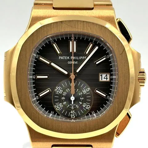 Patek Philippe Nautilus 5980/1R-001 40.5mm Rose gold Black 5