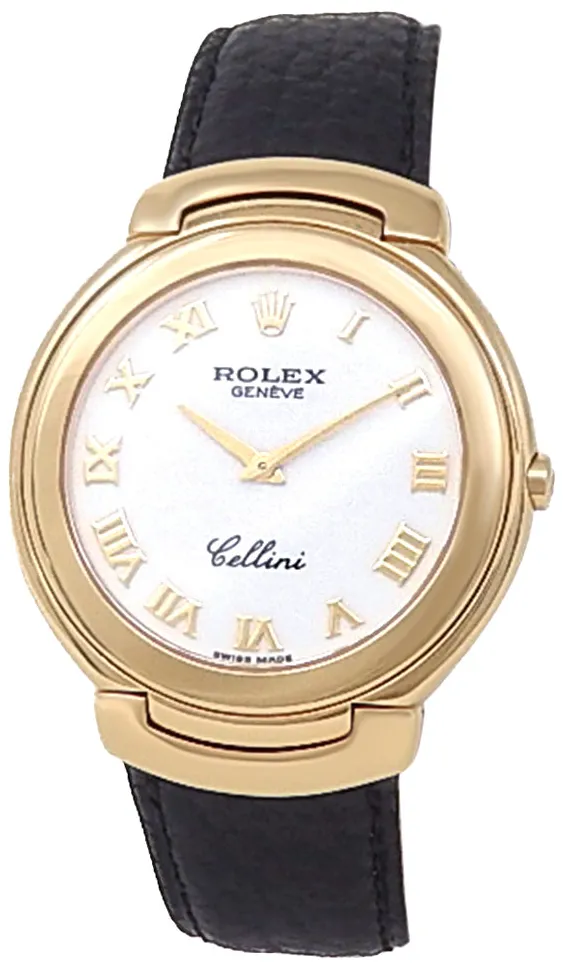 Rolex Cellini 6623 37mm Yellow gold White