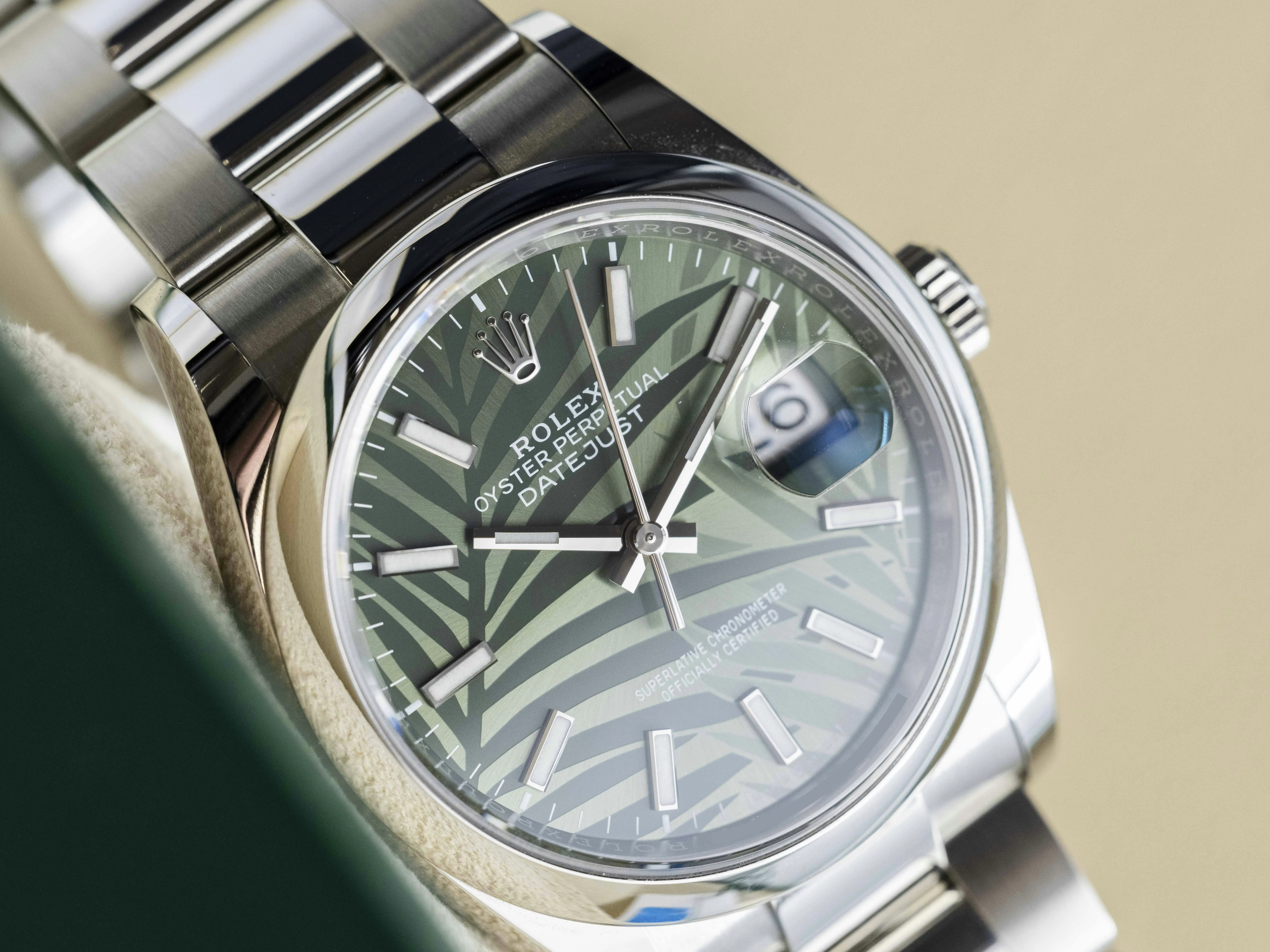 Rolex Datejust 36 126200 36mm Stainless steel Green 1