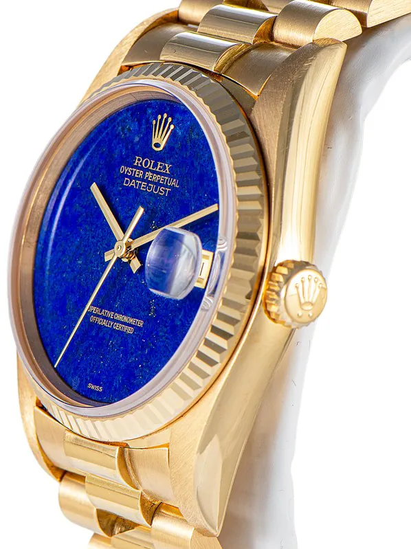 Rolex Datejust 36 16018 36mm Yellow gold Lapis lazuli 1