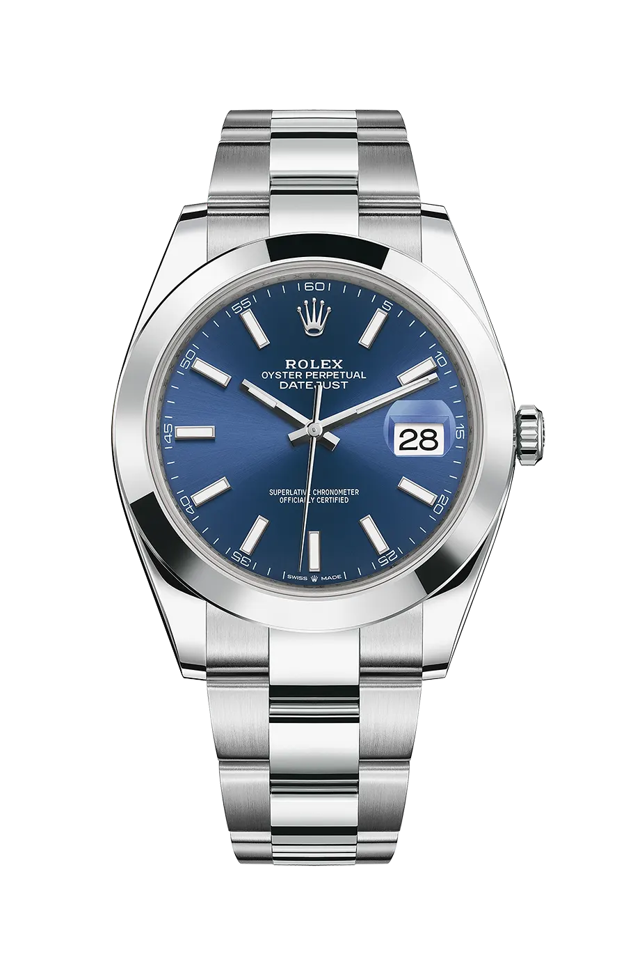 Rolex Datejust 41 126300-0001 41mm Oystersteel Blue