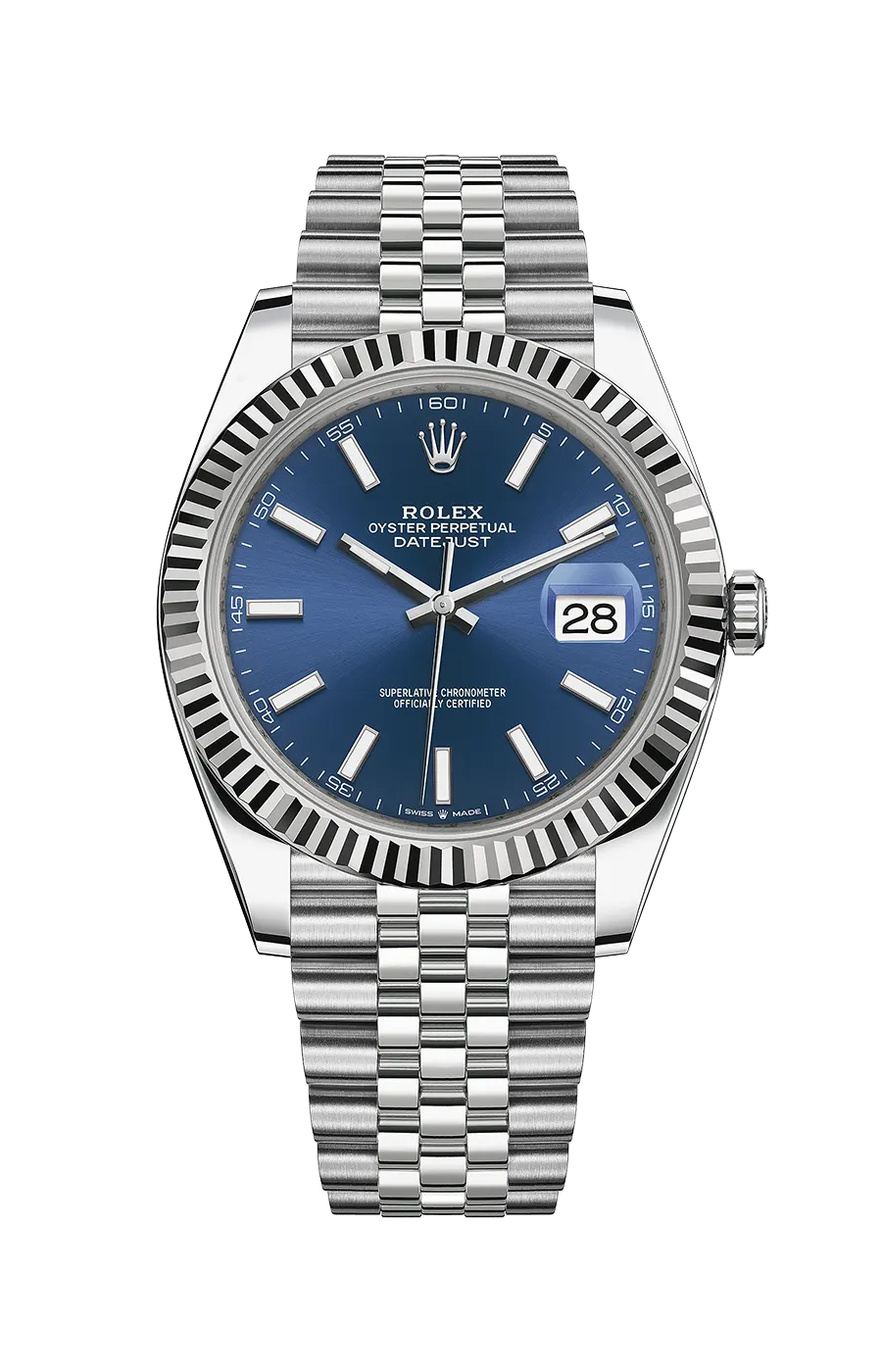 Rolex Datejust 41 126334-0002 41mm White gold and Oystersteel Blue