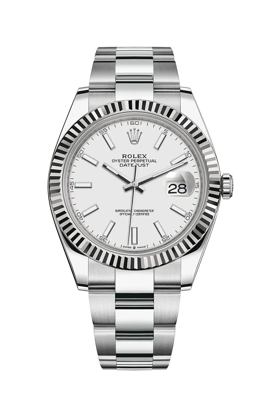 Rolex Datejust 41 126334-0009 41mm White gold and Oystersteel White