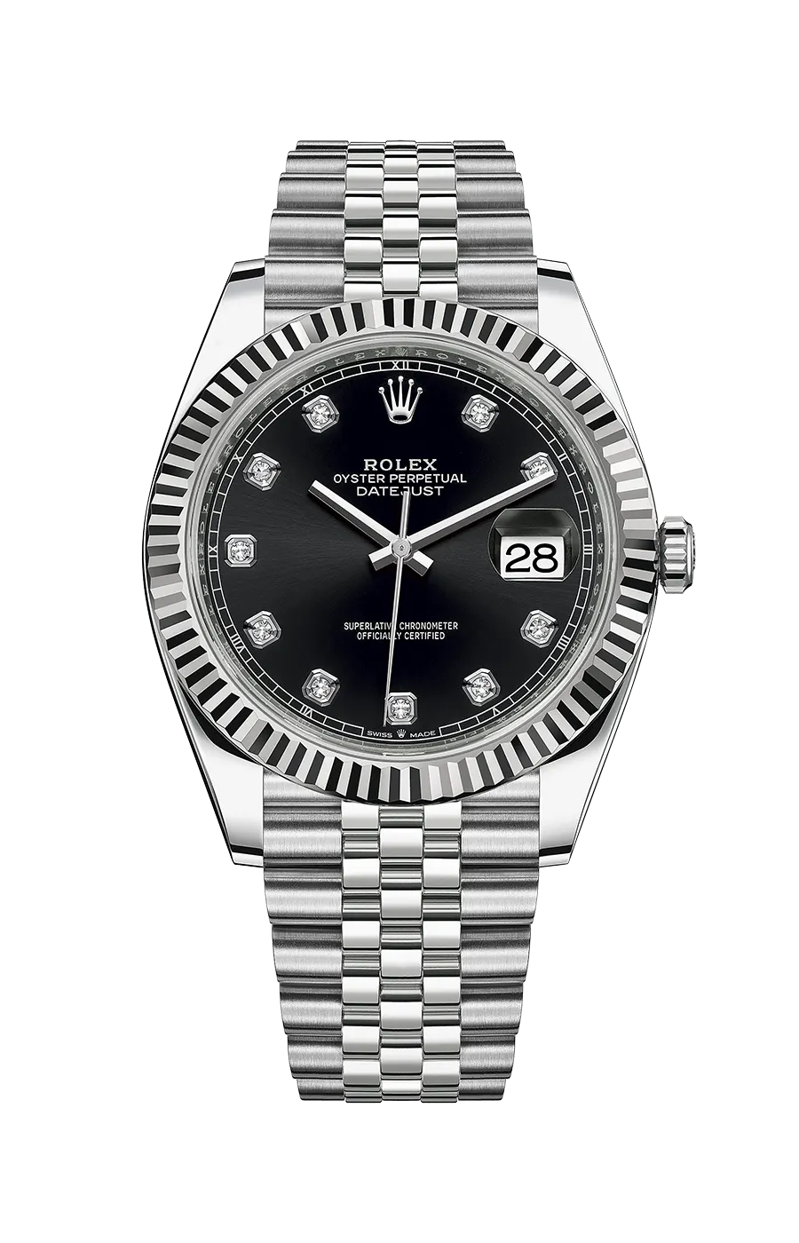 Rolex Datejust 41 126334-0012 41mm White gold and Oystersteel Black