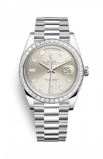 Rolex Day-Date 228396TBR-0011 Platinum Silver