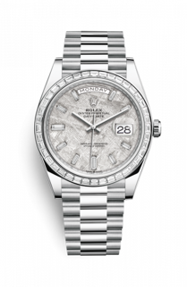 Rolex Day-Date 228396TBR-0027 Platinum Silver