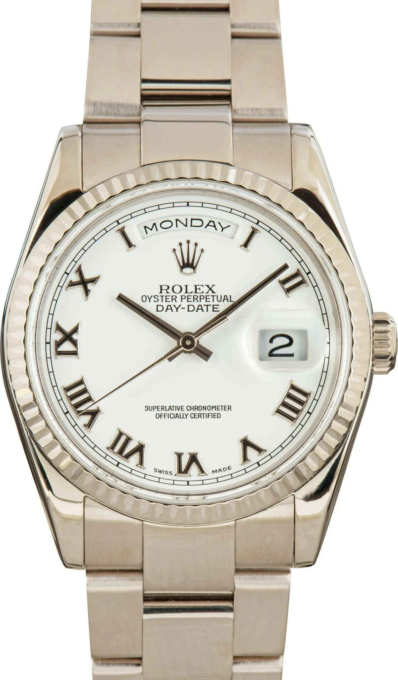 Rolex Day-Date 36 118239 36mm White gold White