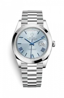 Rolex Day-Date 228206-0001 Platinum Blue