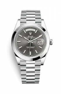 Rolex Day-Date 228206-0011 Platinum Gray