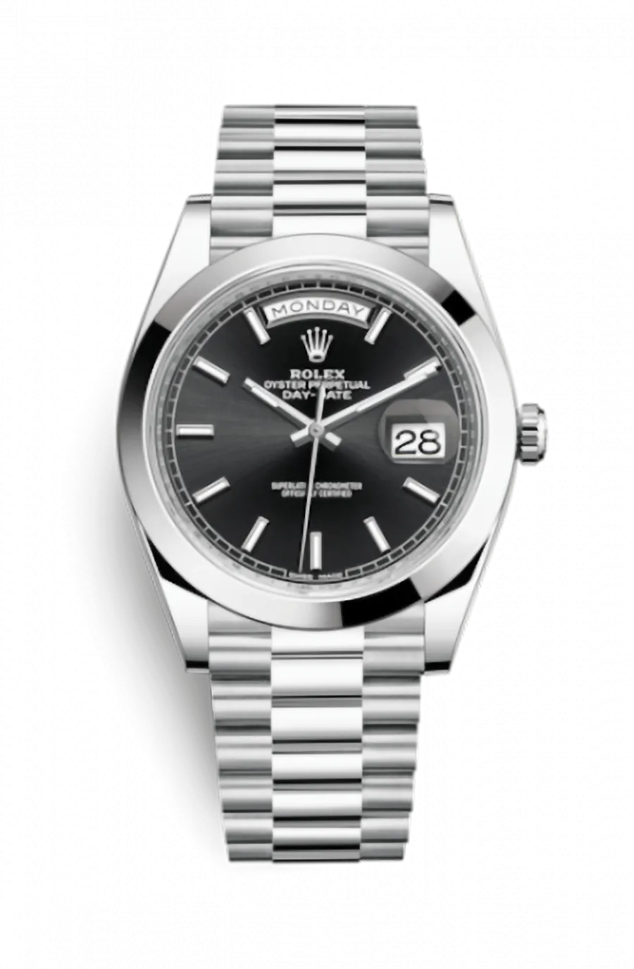 Rolex Day-Date 40 228206-0031 40mm Platinum Black