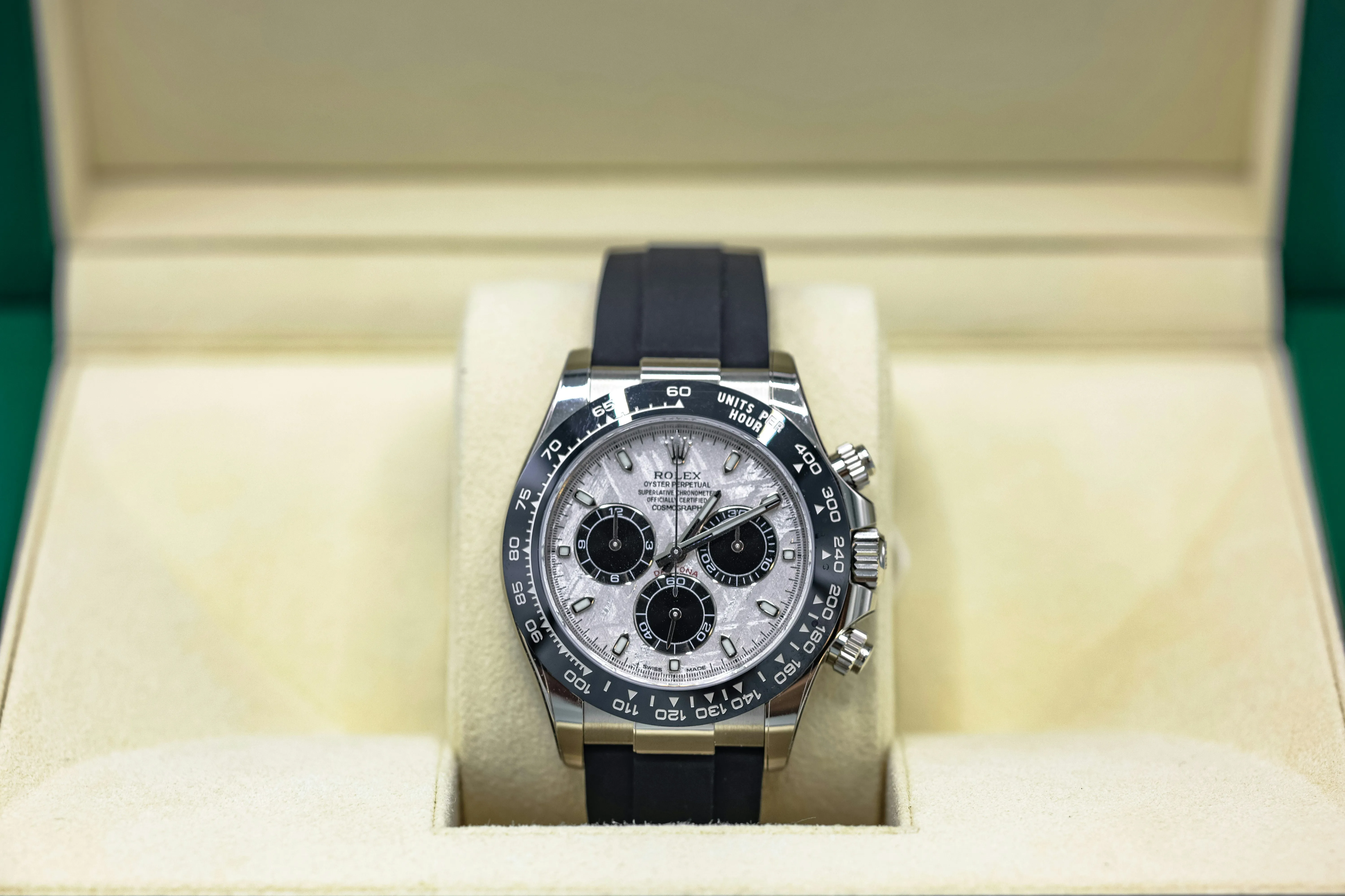 Rolex Daytona 116519LN 40mm White gold and Cerachrom Meteorite 4