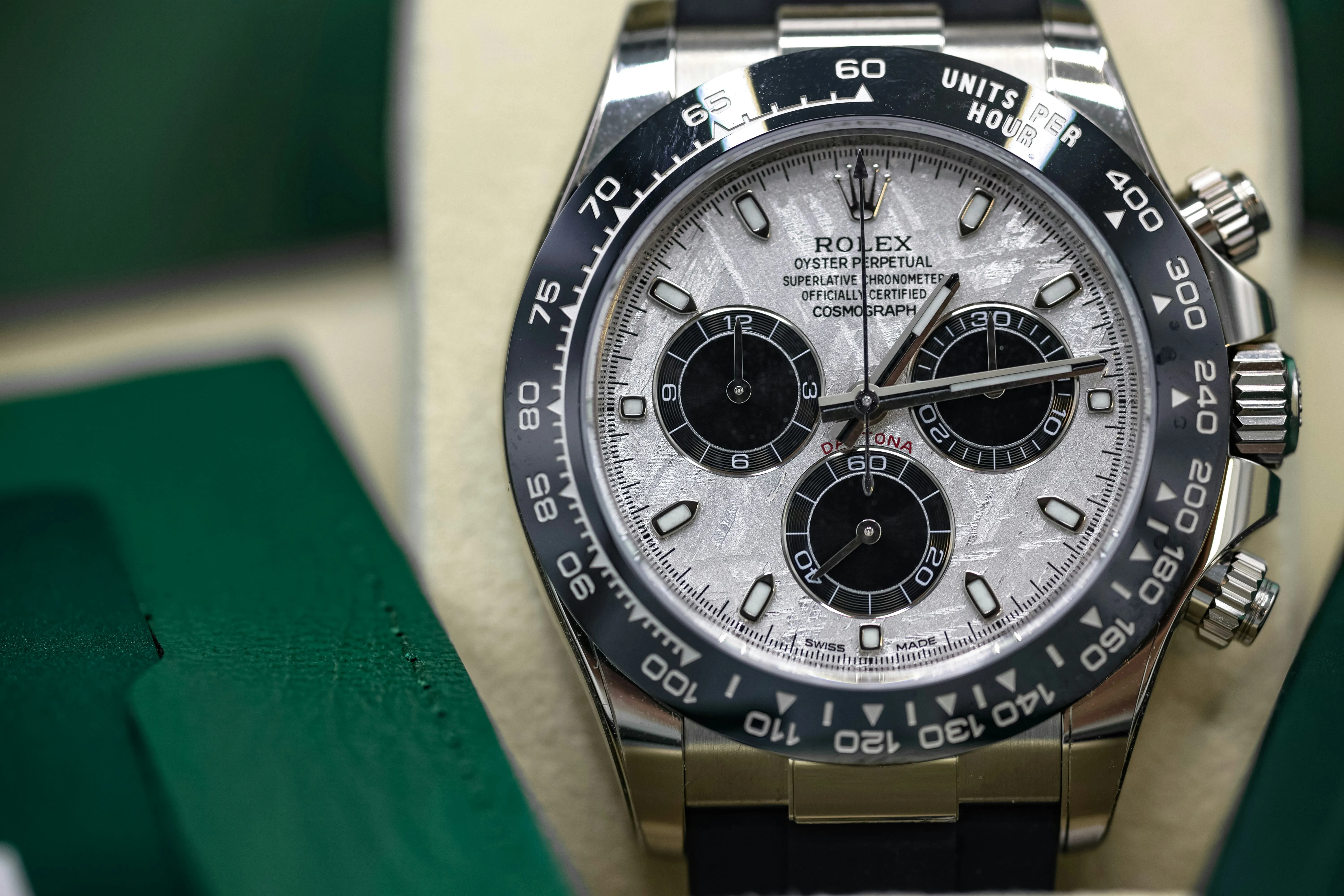 Rolex Daytona 116519LN 40mm White gold and Cerachrom Meteorite 9