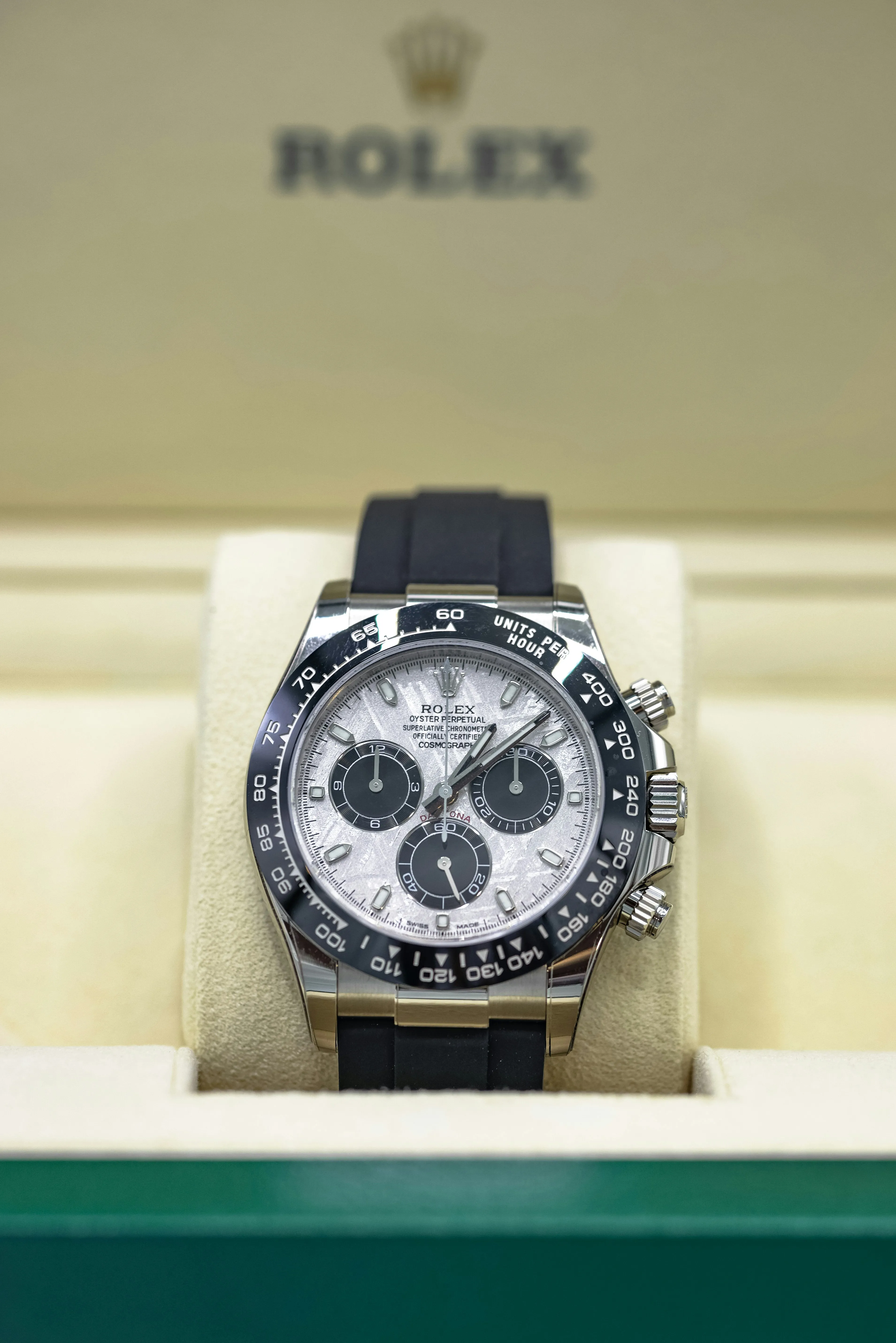 Rolex Daytona 116519LN 40mm White gold and Cerachrom Meteorite