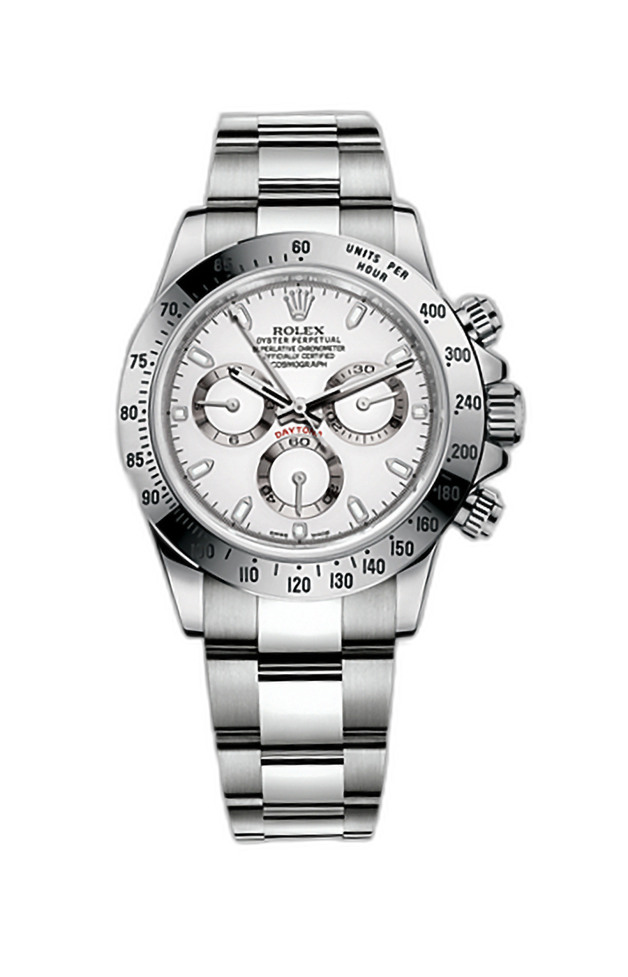 Rolex Daytona 116520-0016 40mm Stainless steel White