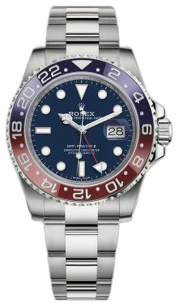 Rolex GMT-Master II 116719BLRO-0002 40mm White gold Blue